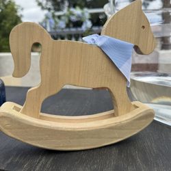 Wooden Rocking Horse 