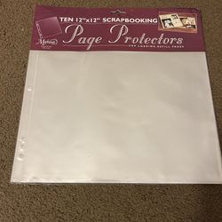 SCRAPBOOKING Page Protectors, NEW In Package