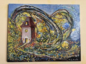 Acrylic Oil On Canvas Painting 