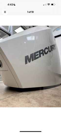 Mercury Verado Outboard Cowling 300 HP, 4stroke, White.
