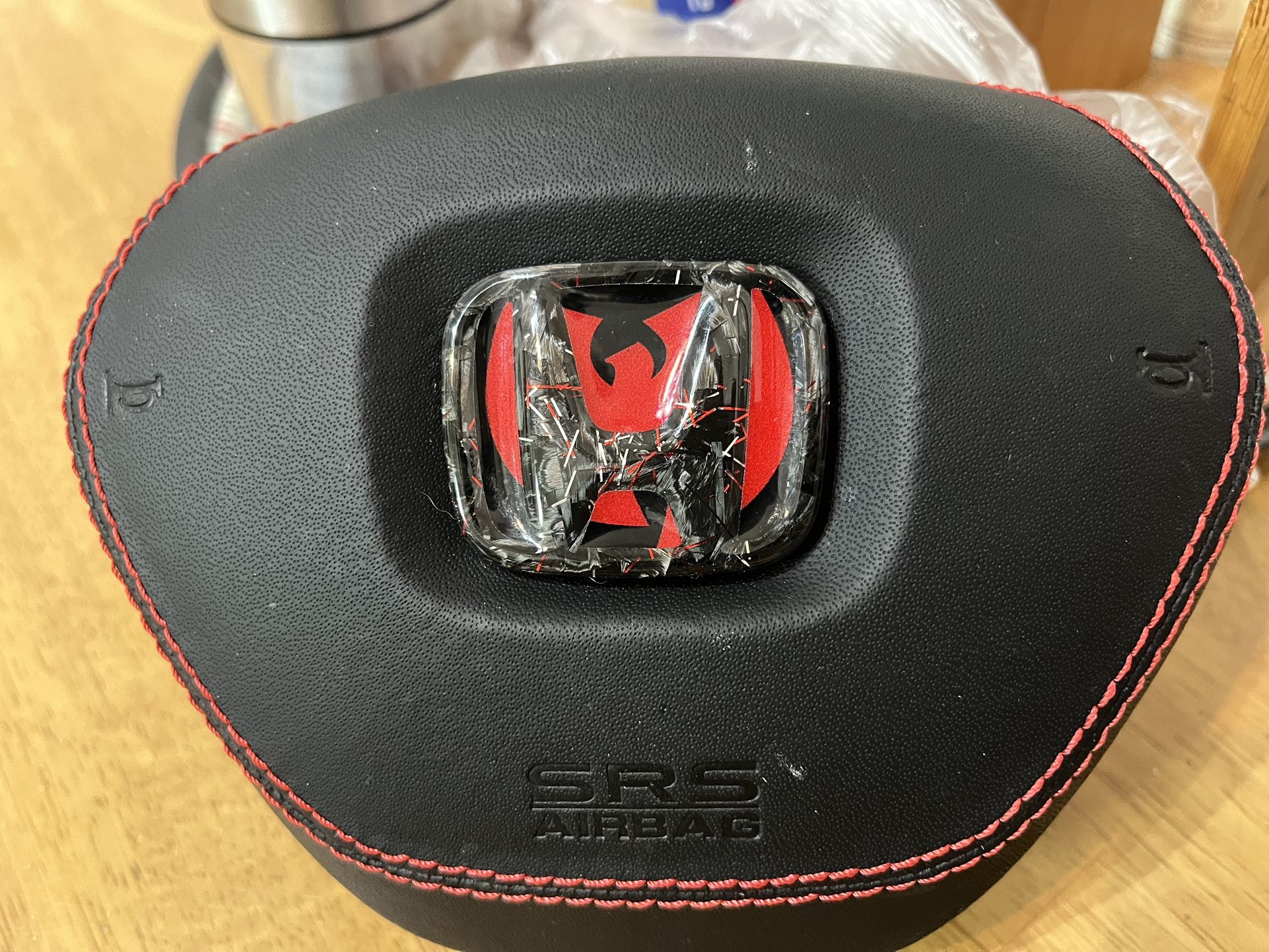 Custom Wu-Tang Clan Honda Steering Wheel With Emblem