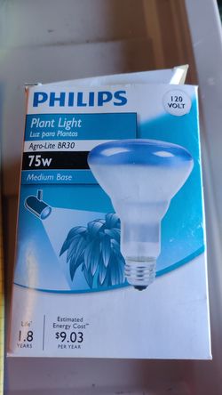 Philips 75W Agro-Lite BR30 (medium base) Light Bulb