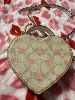Coach Heart Shaped Purse