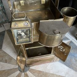 Vintage Brass Noodle Cart