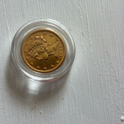 Coin Gold Five D s 1902