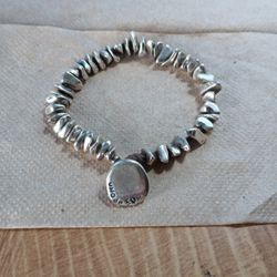 Sterling Silver Elastic Bracelet 