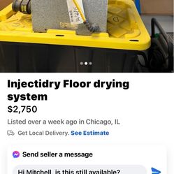  Floor Drying System Machine