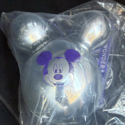 Disney 100 Years Mickey Silver Metallic Balloon  New