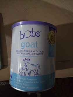 Bubs Goat Milk New Unopened