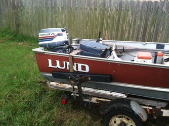 Lund 14ft 25hp Evinrude