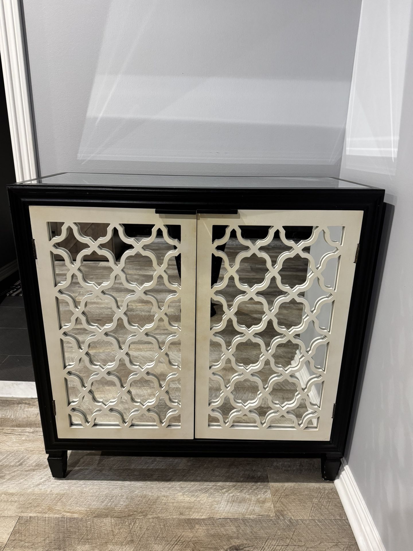 Mirrored Console Cabinet