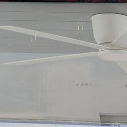 Previously Installed 52-in LED Light And Indoor Fan