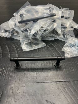 Matte Black Cabinet Bar Pulls – Bulk Lot 20pieces