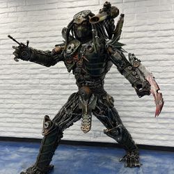 7’ Tall Steampunk Predator Statue, Life Size