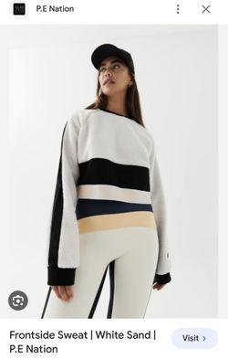 P.E Nation FRONTSIDE In White Sweater 