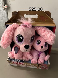Rescue Tales PiNK Poodles Toy