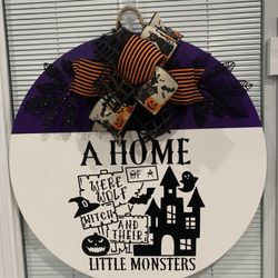 A Home Of A Werewolf A Witch And Their Little Monsters 