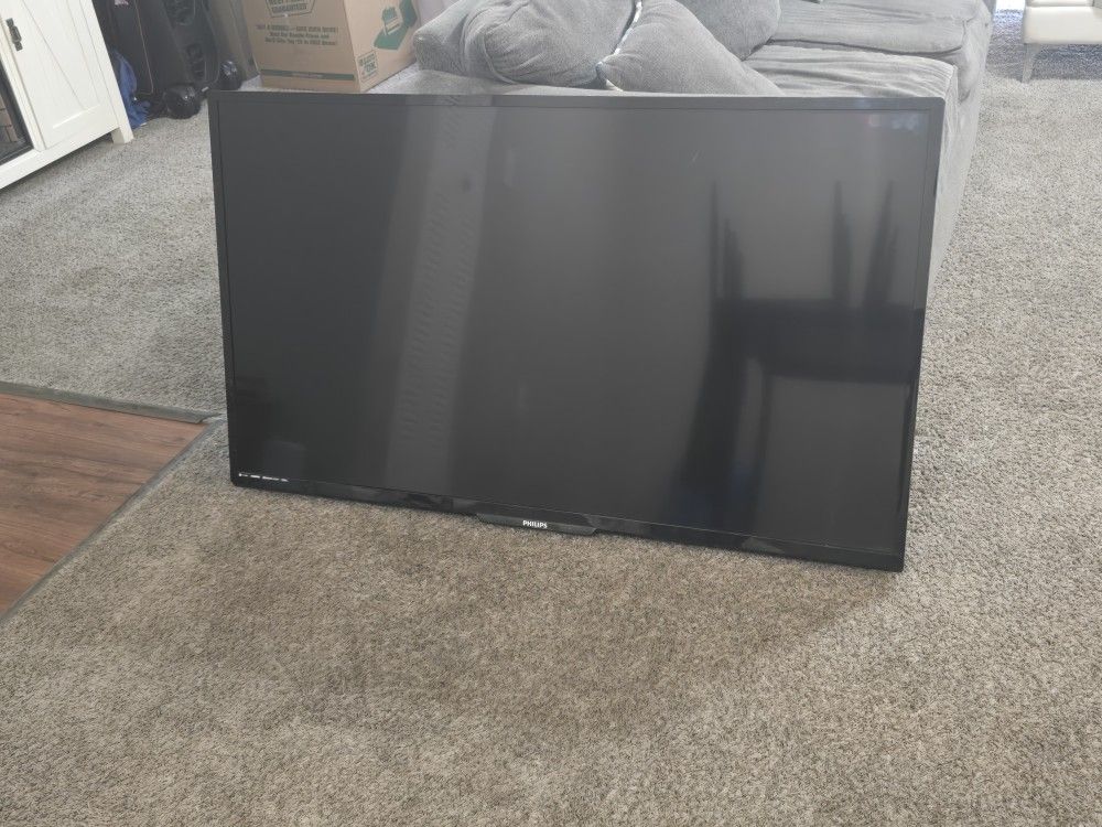 50in Phillips Flat Screen Tv