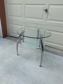 Small glass table