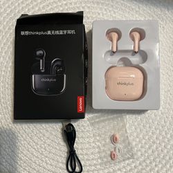 Lenovo Original LP40 Pro TWS Earphones Wireless Bluetooth 5.1 Sport Noise Reduction Headphones Touch Control 250mAH 2022 New (White)