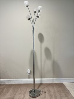 Modern Globe LED Floor Lamps with 5 Lights