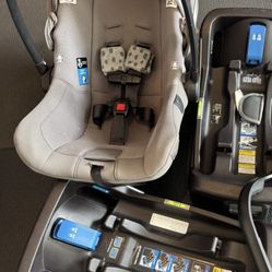 Nuna x Pottery Barn Pipa Lite LX Car Seat With Two Base 