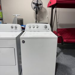 Electric Whirlpool Top Washer & Dryer