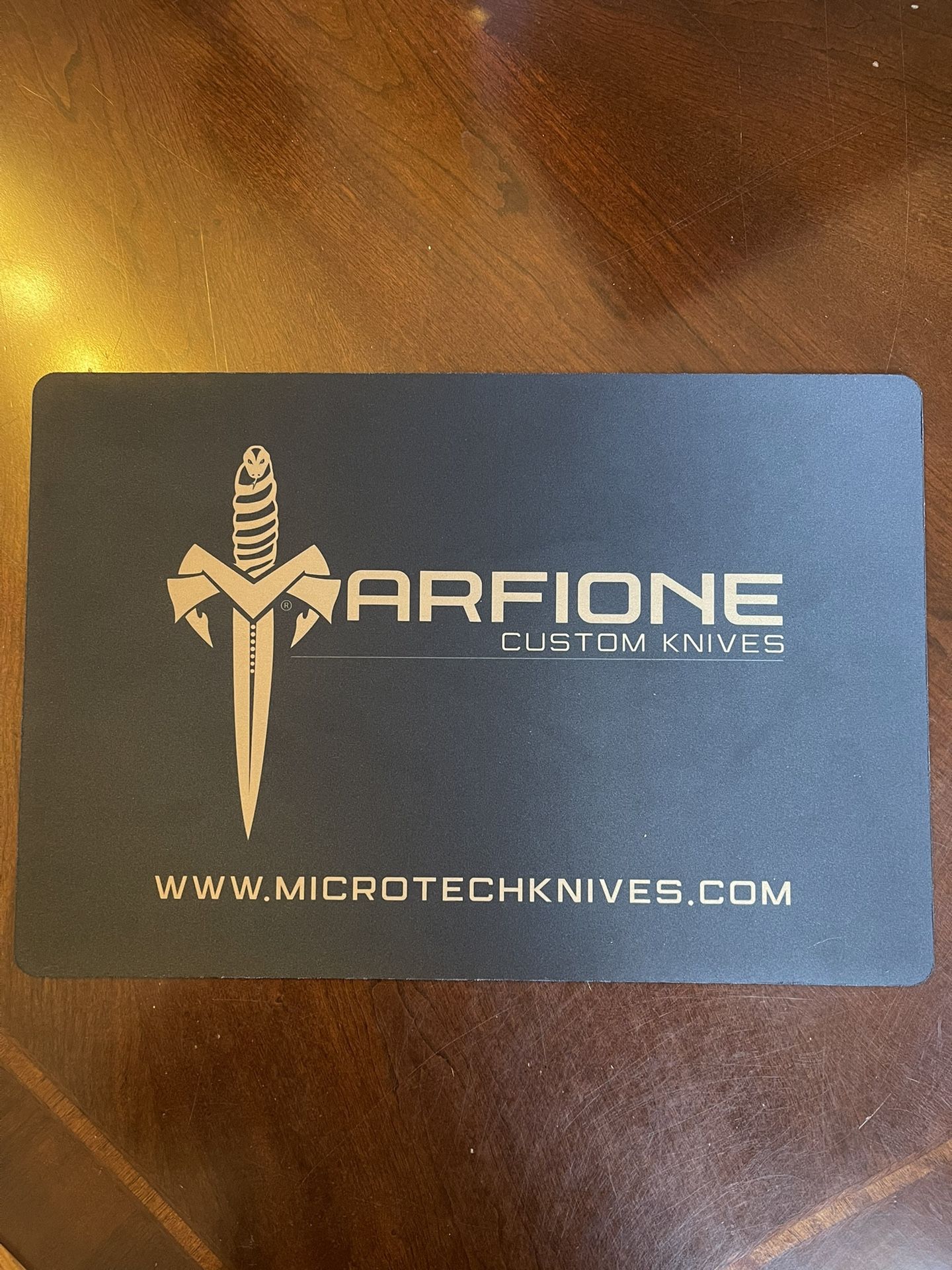Microtech Knife Display Mat Quality Rubber