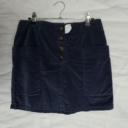 Blue mini skirt (medium)