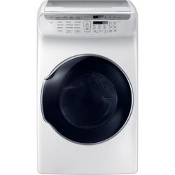 Samsung – 7.5 Cu. Ft. Smart Gas Dryer with MultiSteam and FlexDry – White
