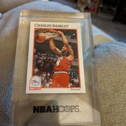 Charles Barkley NBA Hoops 1991 Through 1992 Paperweight Lucid Slab