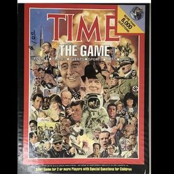 Vintage Time Magazine The Game Trivia Questions Board Game 100% Complete, 1983