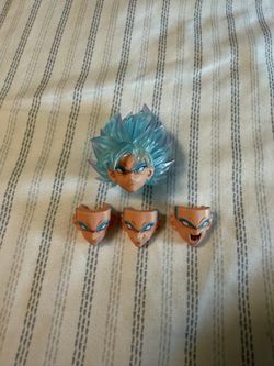 Sh Figuarts Lefma Super Saiyan Blue Kaioken Goku Headsculpt Dragon Ball Super