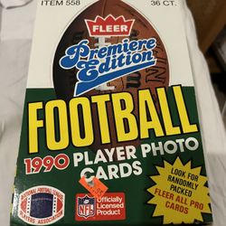 1991 Football - FLEER Box 36 Packs Each