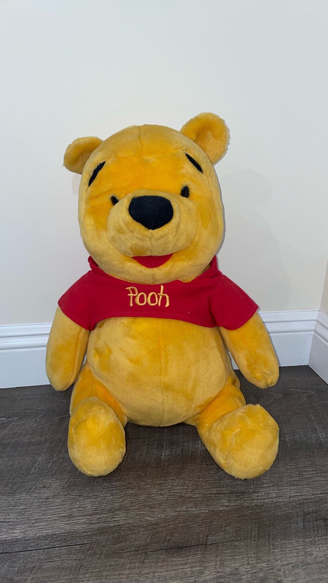 Large Vintage Disney Winnie the Pooh Plush Stuffed Animal
