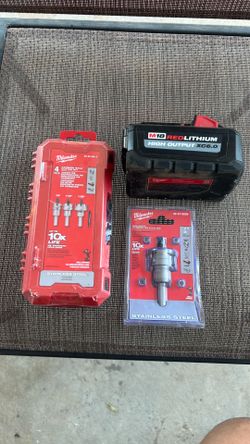 Milwaukee 6.0 AH battery + carbide hole cutters