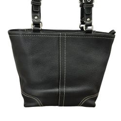 Coach Hamilton Black Pebbled Leather Hobo Shoulder Bag Double Handle F13089Coach satchel or hobo bag
Hamilton
Black pebbled leather
Silver tone hardwa