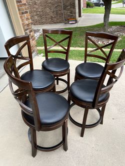 5 Upholstered bar stools ,Brio water dispenser 2 barstool