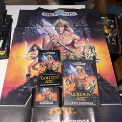 Golden Axe Sega Genesis Complete