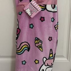 Hello Kitty Unicorn Blanket