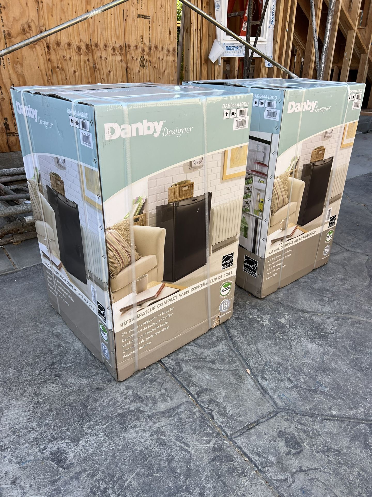 2 New Danby Mini Fridge 4.4 Cu $185 Each
