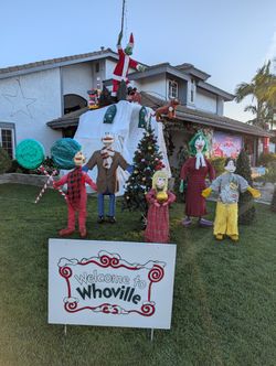 Grinch Christmas Yard Display