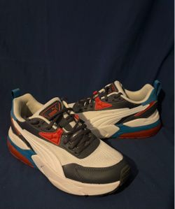 Puma Chunky Sneakers White Gray Teal Orange