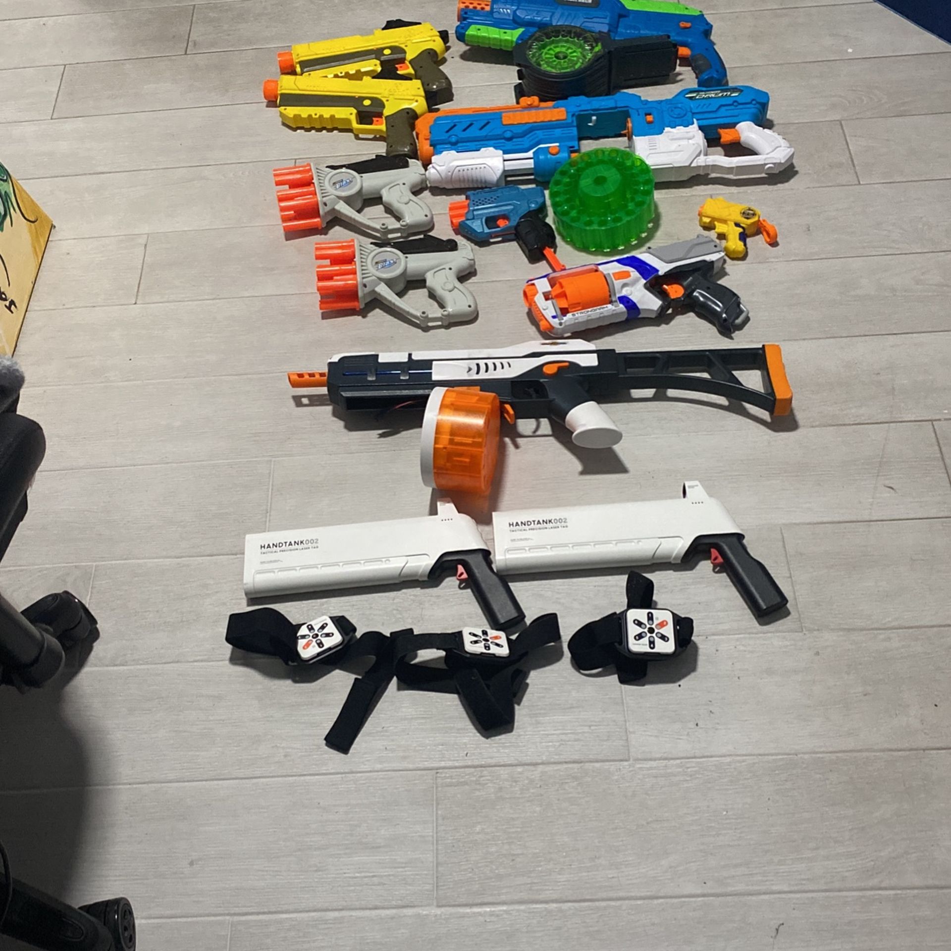Nerf Guns, Laser Tag, And Orbez Gun