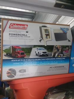 Thermoelectric Cooler, Powerchill, By Coleman; Retails for $155; Asking $90