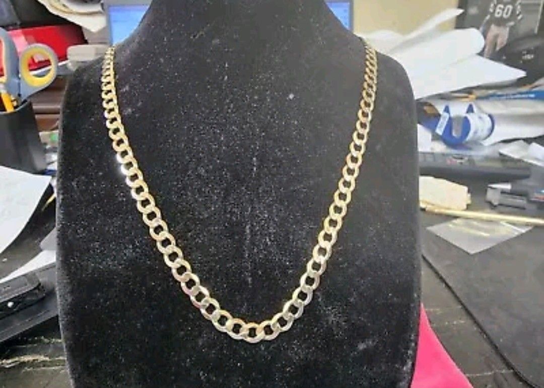 14k Real Solid Yellow Gold 25" inch 8mm Miami Cuban Link Necklace Chain 41 Grams