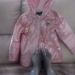 Rain Boots And Jacket