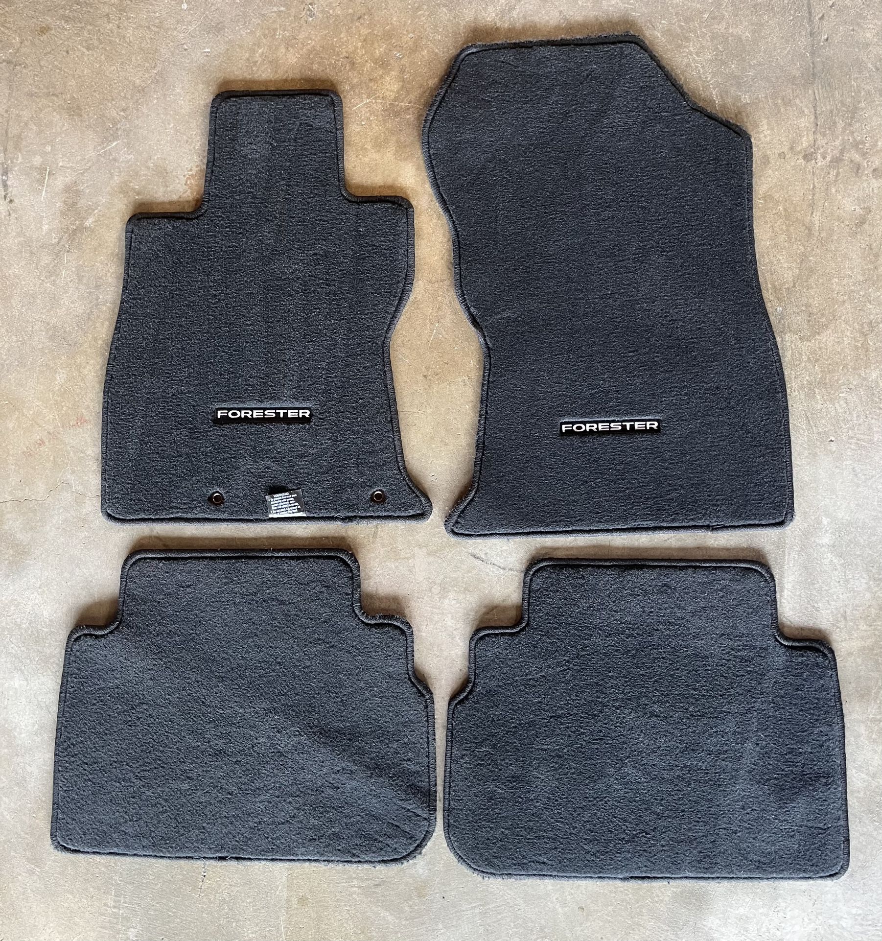 Genuine (OEM) Subaru Forester Floor Mats (Front & Rear) - New! 