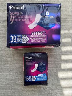 Women’s daily pads both for 12$ PRICE FIRM