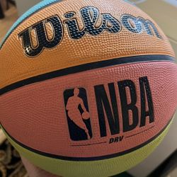 Extremely rare colorful Wilson basketball